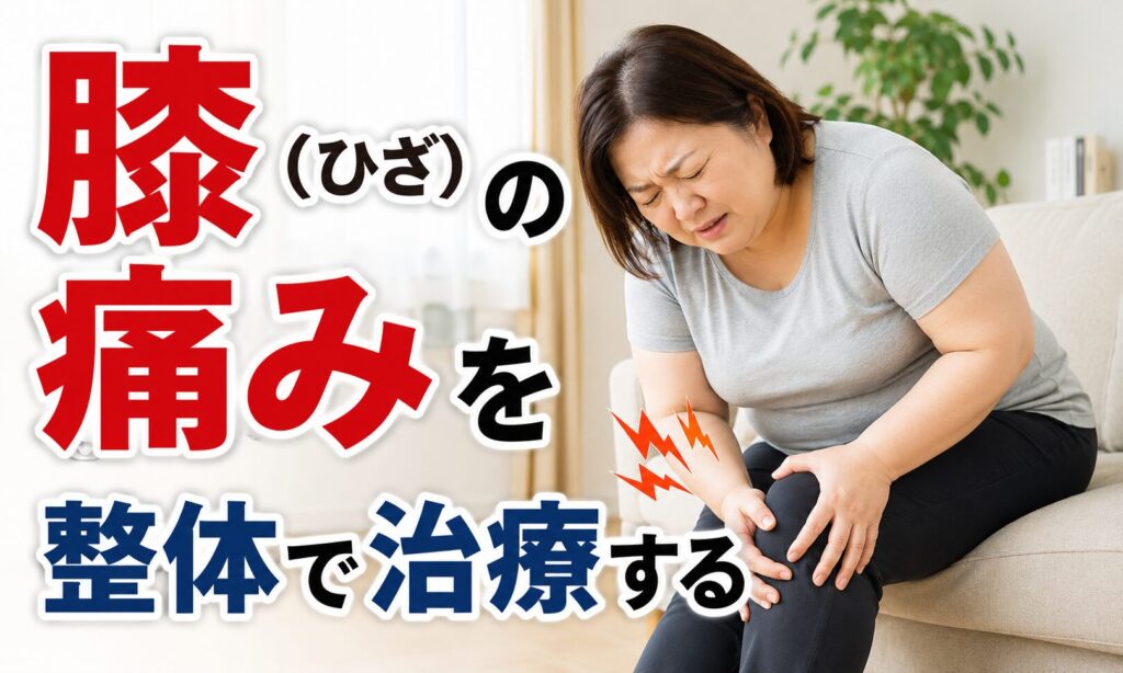 膝(ひざ)の痛みを整体で治療する