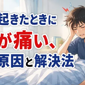 朝、起きたときに頭が痛い、その原因と解決法